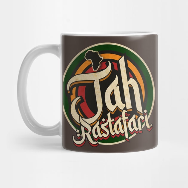 Jah Rastafari Vintage Tribute by CTShirts